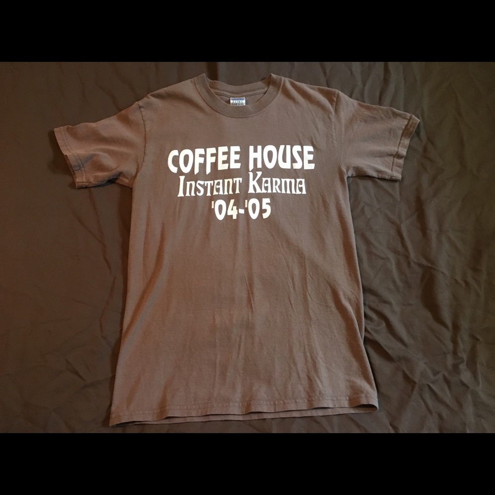 Vintage Coffe House Instant Karma T-shirt